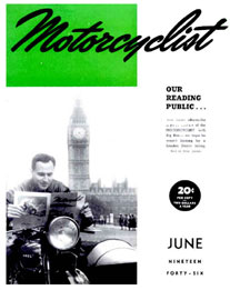 Jason, cover of Motorcyclist, June 1946