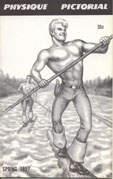 Physique Pictorial Spring 1957 first published pictures of Tom of Finland